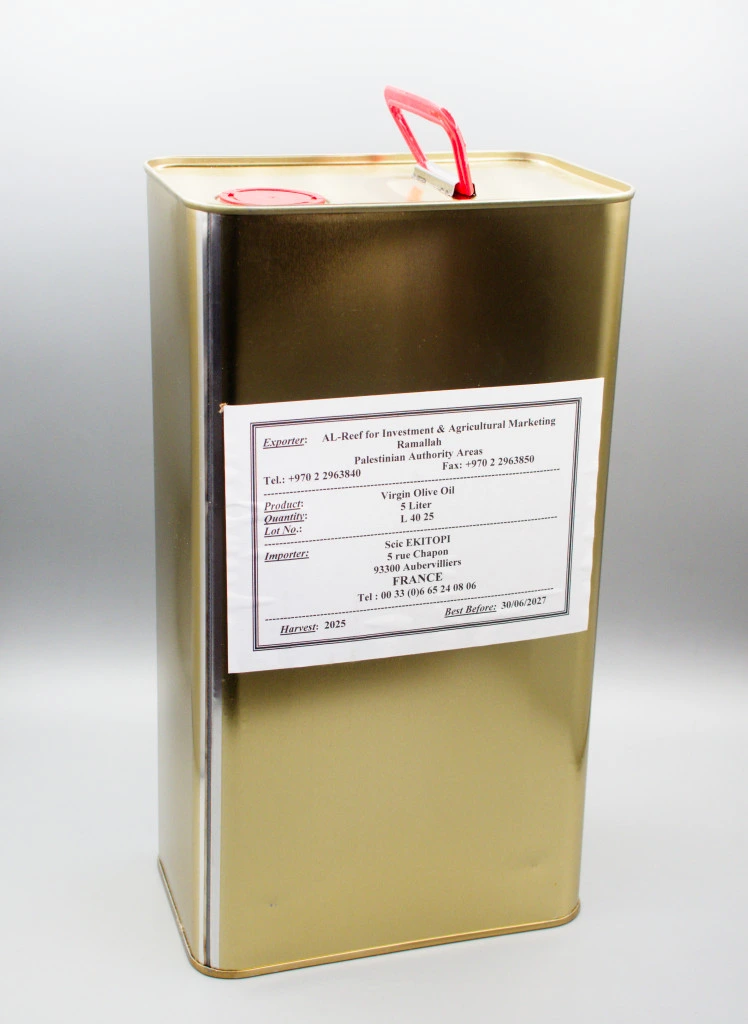 [PS-AR-HOV-5] Huile d'Olive Vierge 5L