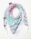 Coloured Palestinian Keffiyeh